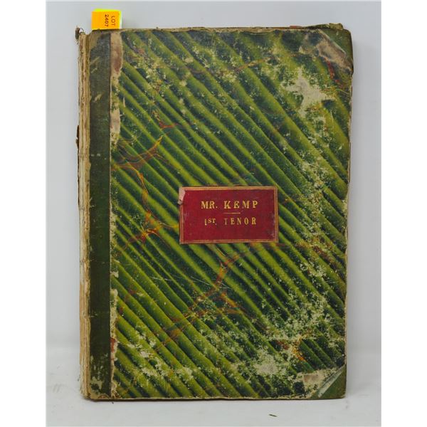 CIRCA 1810 ORIGINAL BEETHOVEN MOZART&OTHERS MUSIC