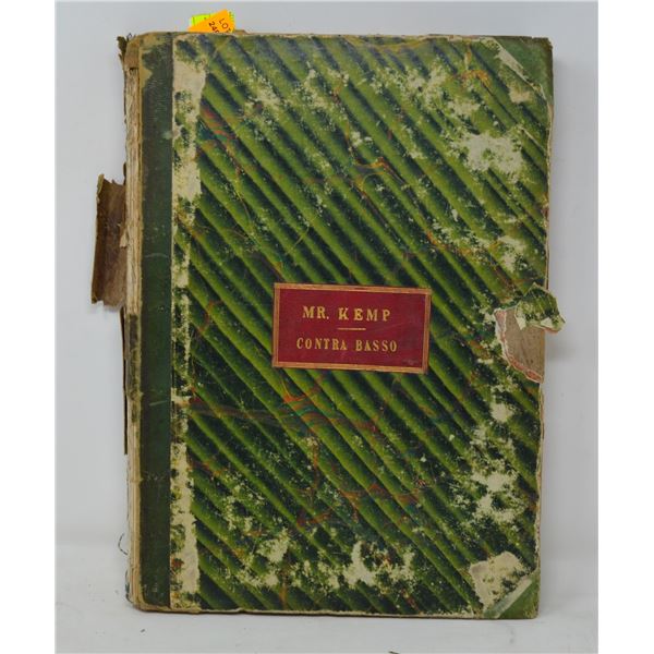 CIRCA 1810 ORIGINAL BEETHOVEN MOZART&OTHERS MUSIC