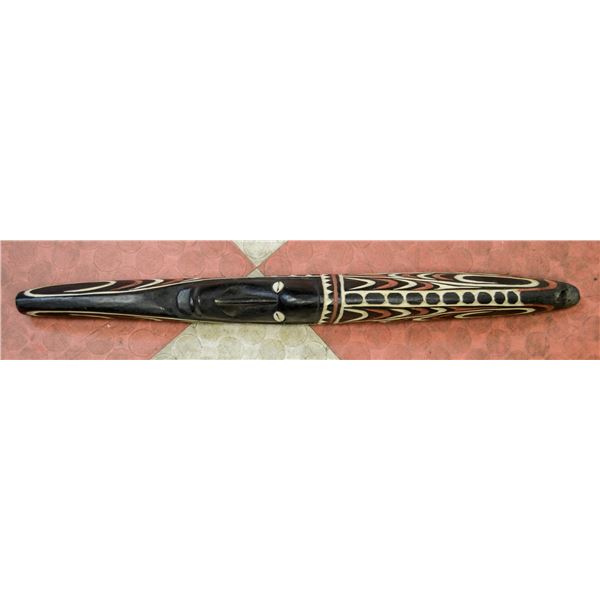 CARVED WOODEN AFRICAN HEAD DECOR