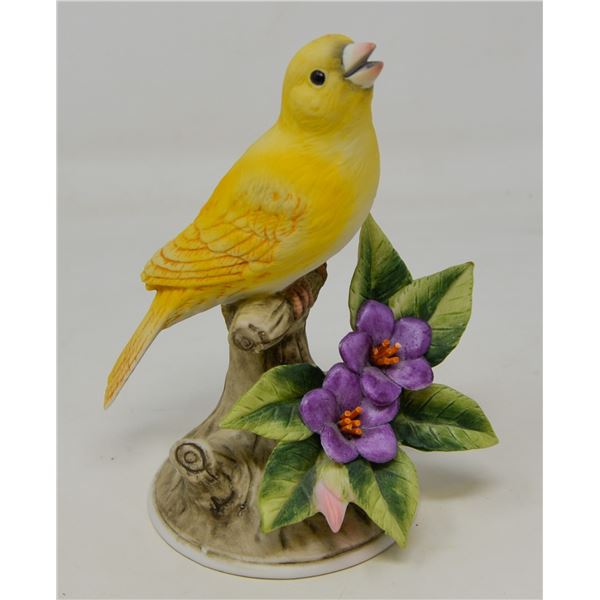 HAND PAINTED CANARY STATUE