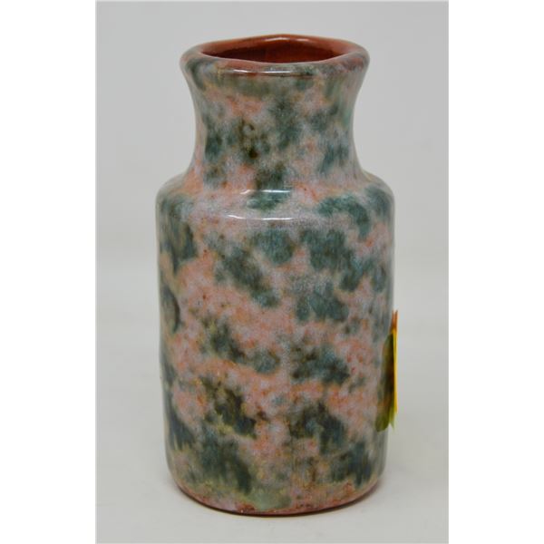 SMALL SIGNED GLAZED VASE BURLINGTON PEI