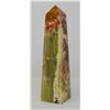 Image 1 : CARVED SEMI PRECIOUS STONE OBELISK