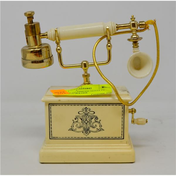 VINTAGE TELEPHONE NOVELTY CIGARETTE HOLDER