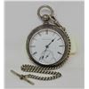Image 1 : 1800S COIN SILVER CASE NATIONAL POCKET WATCH