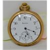 Image 1 : HAMILTON ARABIC DIAL GOLD FILLED POCKET WATCH