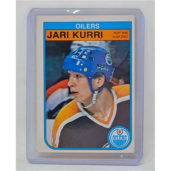 1982 JARI KURRI 2ND YEAR HOCKEY CARD