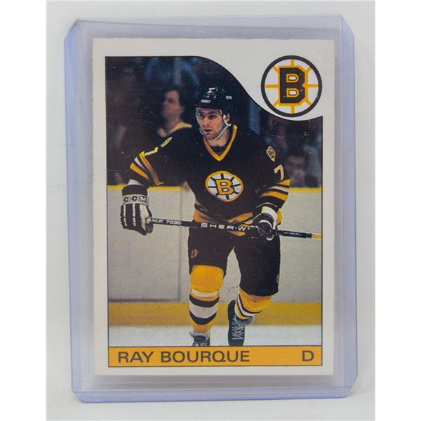 1985 RAY BOURQUE HOCKEY CARD