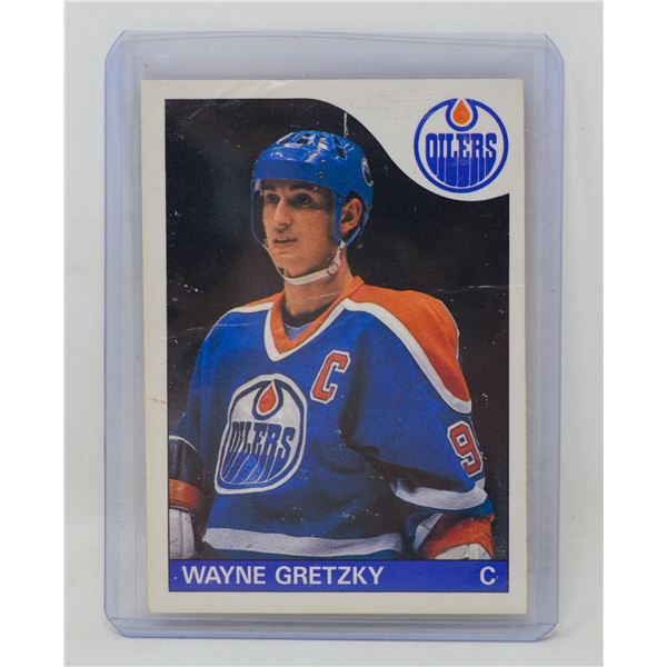 1985 WAYNE GRETZKY CARD POOR SHAPE
