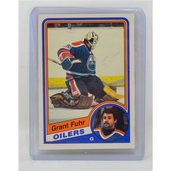 1984 GRANT FUHR HOCKEY CARD