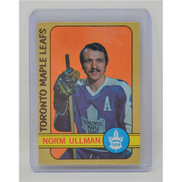 1972 NORM ULLMAN HOCKEY CARD