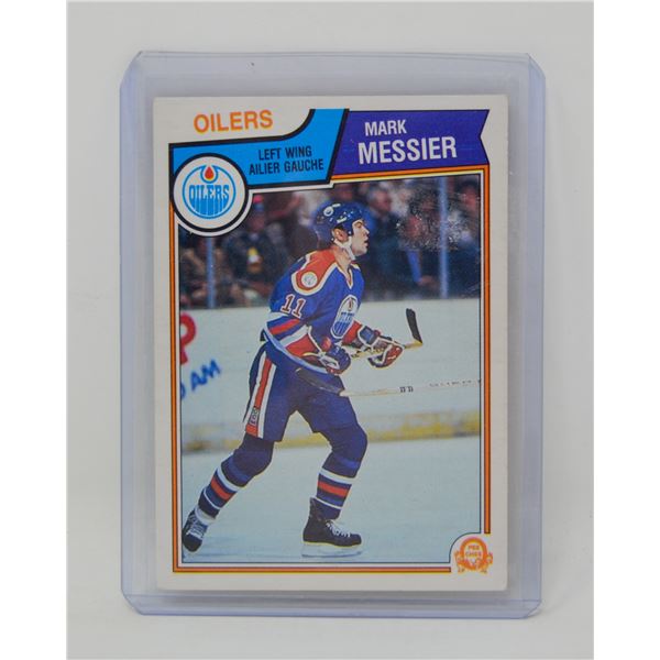 1983 MARK MESSIER HOCKEY CARD