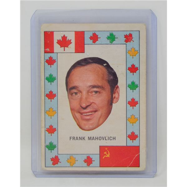 VINTAGE FRANK MAHOVOLICH HOCKEY CARD
