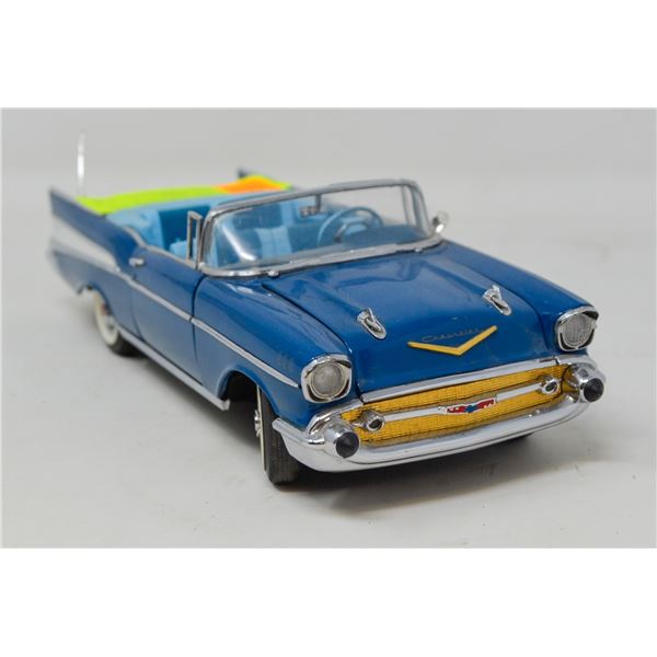 FRANKLIN MINT 1957 CHEVY BELAIRE CONVERTIBLE 1/24