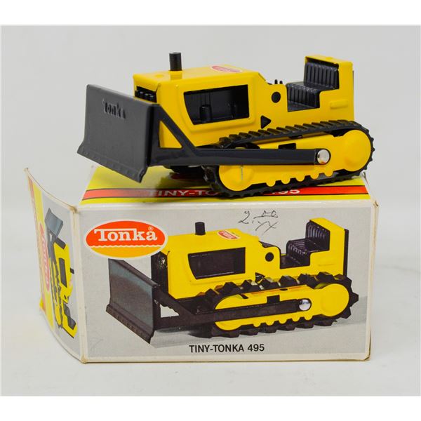 1970S MINI TONKA BULLDOZER W BOX