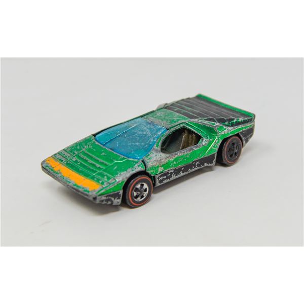 1970 HOT-WHEELS RED LINE CARABO GREEN