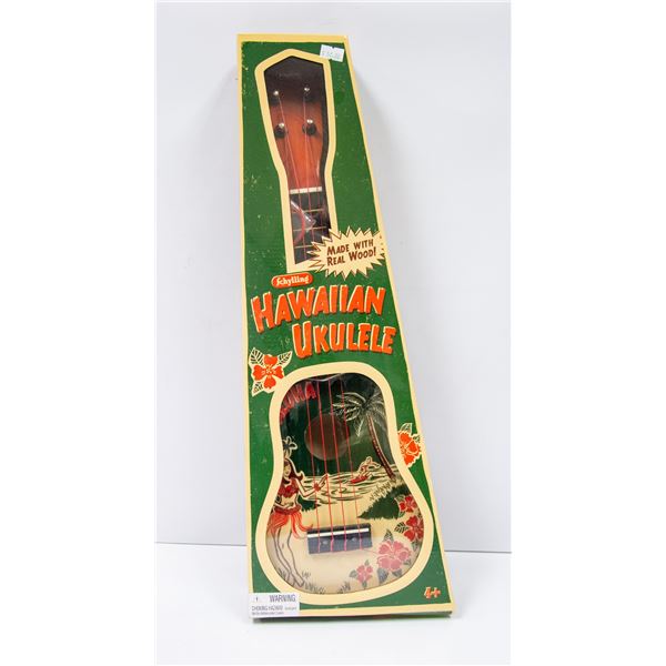 HAWAIIAN UKELELE IN BOX WOODEN