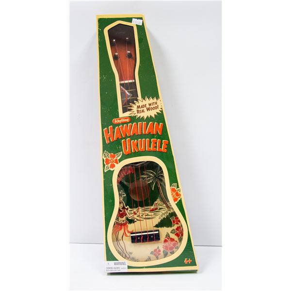 HAWAIIAN UKELELE IN BOX WOODEN