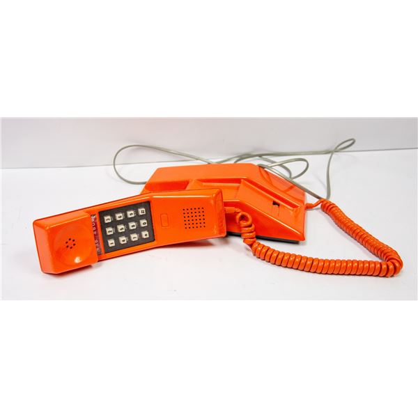 ORANGE TELEPHONE VINTAGE CIRCA 1970s