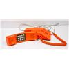 Image 1 : ORANGE TELEPHONE VINTAGE CIRCA 1970s