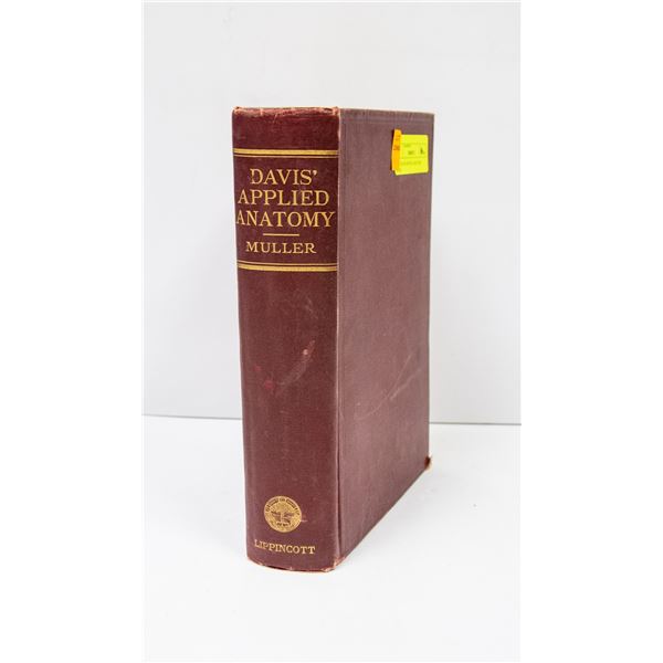1926 DAVIS APPLIED ANATOMY BOOK