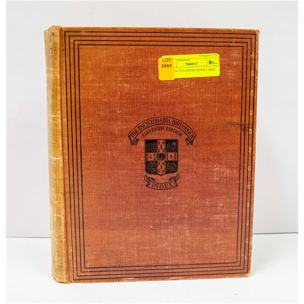 1911 ENCYCLOPEDIA BOOK LARGE