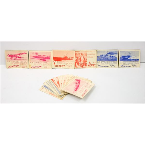 WW2 AVIATION CHEWING GUM BATTLE CARDS