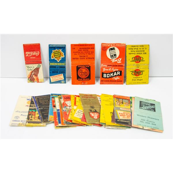 LOT OF ASSORTED VINTAGE MATCHBOOK COVERS