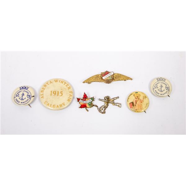 LOT OF 7 ASSORTED ANTIQUE PINS