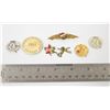Image 2 : LOT OF 7 ASSORTED ANTIQUE PINS
