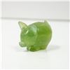 Image 1 : JADE HAND CARVED PIG SMALL