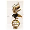 Image 1 : LARGE LASER CUT METAL EAGLE STATUE