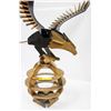 Image 2 : LARGE LASER CUT METAL EAGLE STATUE