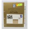 Image 1 : 24K GOLD LEAF CANADA DAY OF ISSUE STAMP SET AIR