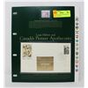 Image 1 : 24K GOLD LEAF CANADA DAY OF ISSUE STAMP SET