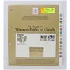 Image 1 : 24K GOLD LEAF CANADA DAY OF ISSUE STAMP SET
