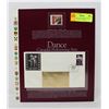 Image 1 : 24K GOLD LEAF CANADA DAY OF ISSUE STAMP SET DANCE