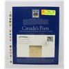 Image 1 : 24K GOLD LEAF CANADA DAY OF ISSUE STAMP SET POETS