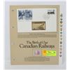 Image 1 : 24K GOLD LEAF CANADA DAY OF ISSUE STAMP SET CP