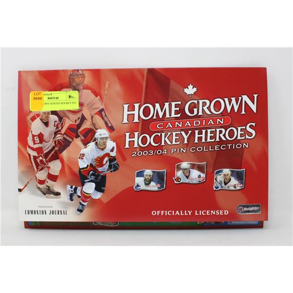 HOME GROWN HEROES HOCKEY PIN SET