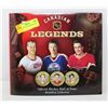 Image 1 : CANADIAN LEGENDS MEDALLION SET