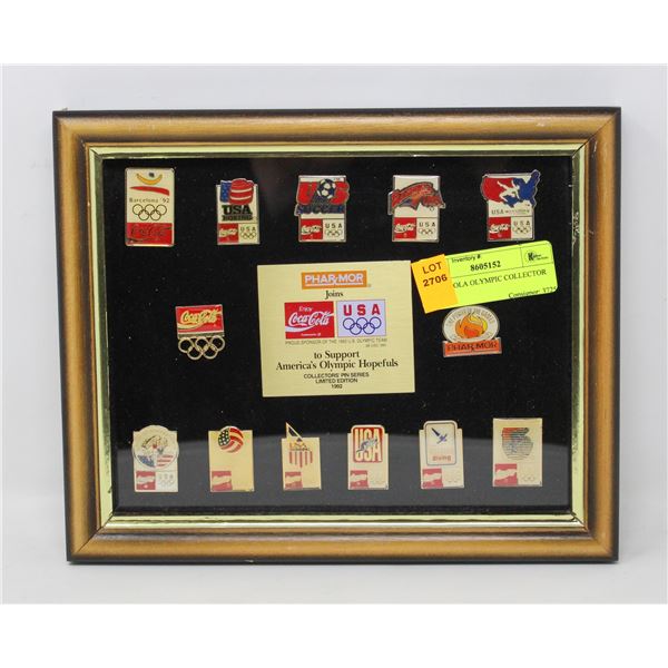 COCA COLA OLYMPIC COLLECTOR PIN SET