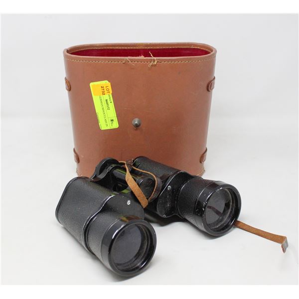 VINTAGE GERMAN BINOCULARS IN CASE