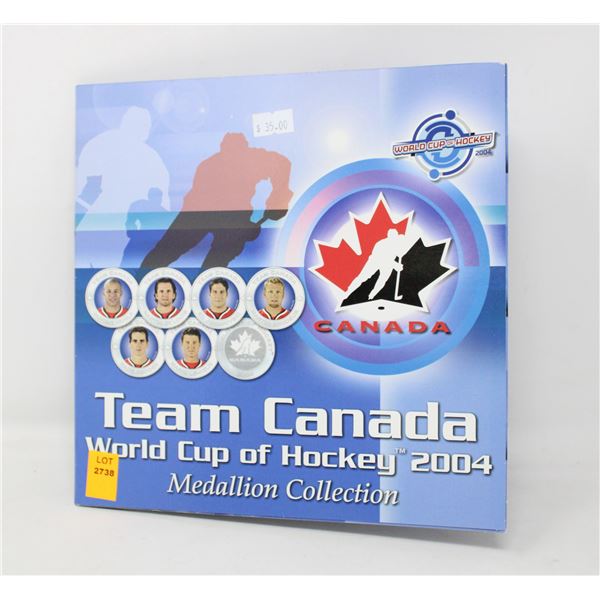 TEAM CANADA WORLD CUP OF HOCKEY 2004 MEDALLION