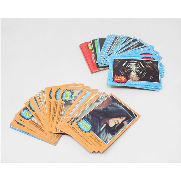 LOT OF ASSORTED VINTAGE STAR WARS COLLECTOR CARDS
