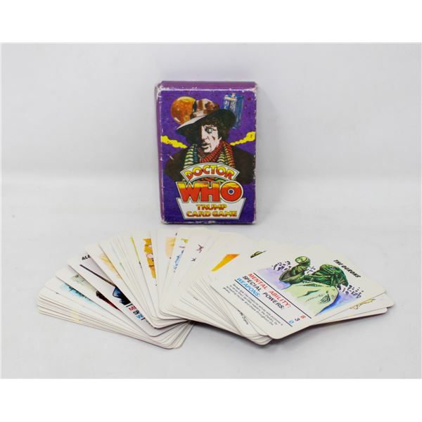 1978 DR WHO TRUMP CARD GAME SET
