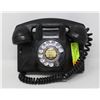 Image 1 : BLACK BAKELITE ROTARY DIAL PHONE ART DECO