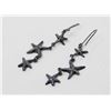 Image 1 : SILVER TONE STARFISH DROP EARRINGS