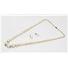 Image 1 : FAUX PEARL NECKLACE WITH EARRINGS