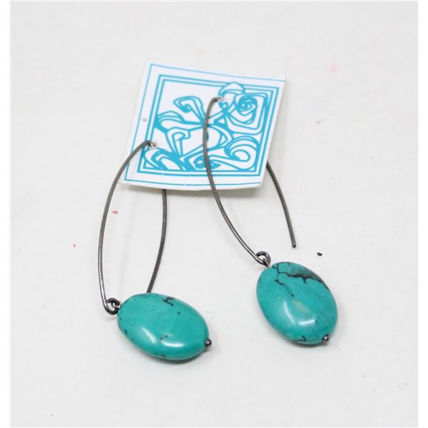 TURQUOISE DROP EARRINGS