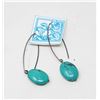 Image 1 : TURQUOISE DROP EARRINGS
